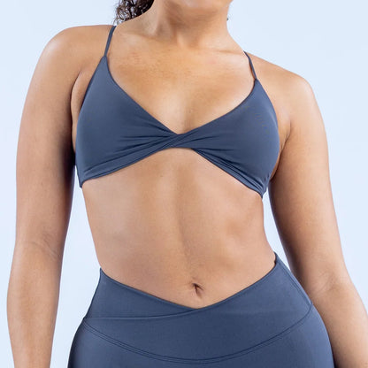 Strappy Sports Fitness Seamless Activewear Bra